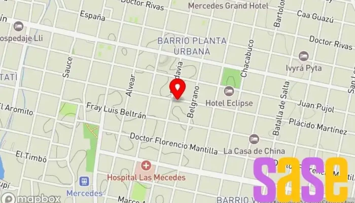 mapa de Radio FM Stylo 96.5 Emisora de radio en W3470 Mercedes