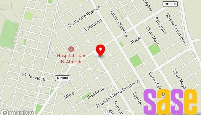 mapa de Radio LA CAUTIVA 106.7 Emisora de radio en Juan Bautista Alberdi