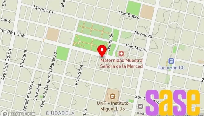 mapa de Radio La Clasica Emisora de radio en San Miguel de Tucumán