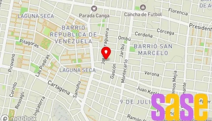 mapa de Radio Latinoamericana Emisora de radio en Corrientes