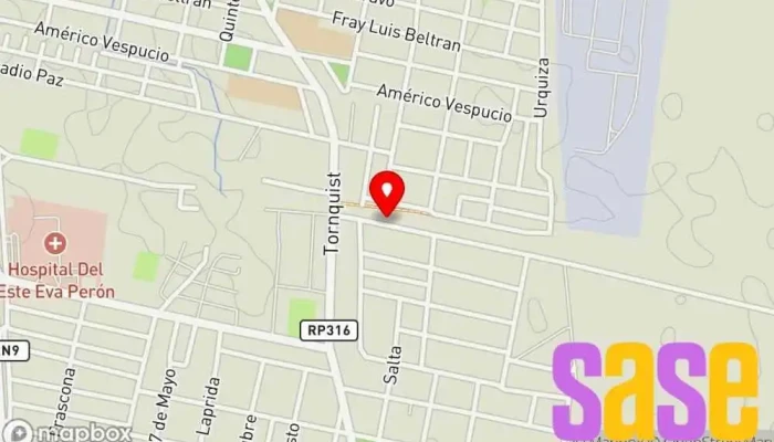 mapa de Radio Libertad Emisora de radio en Banda del Río Salí