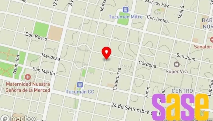 mapa de Radio Más Emisora de radio en San Miguel de Tucumán