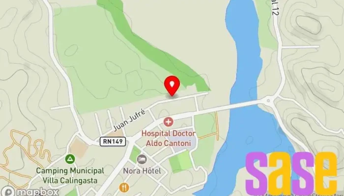 mapa de Radio Mercedario Emisora de radio en Calingasta