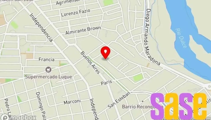 mapa de Radio Nueva Alianza Santiago Del Estero Emisora de radio en Santiago del Estero