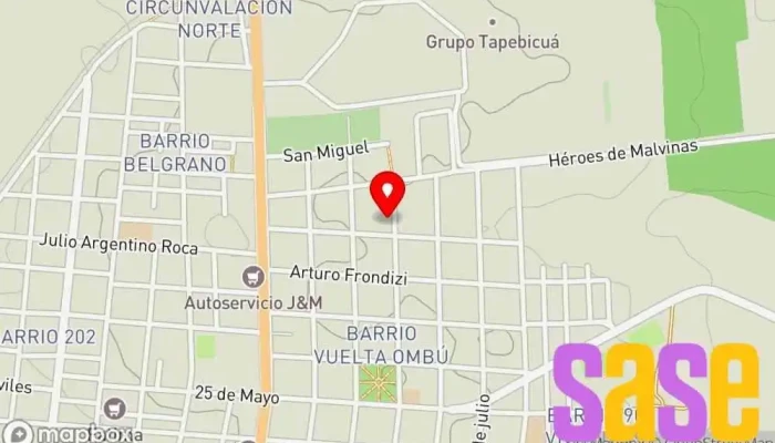mapa de Radio Nuevo Horizonte 93.3 Fm Emisora de radio en Gdor. Virasoro