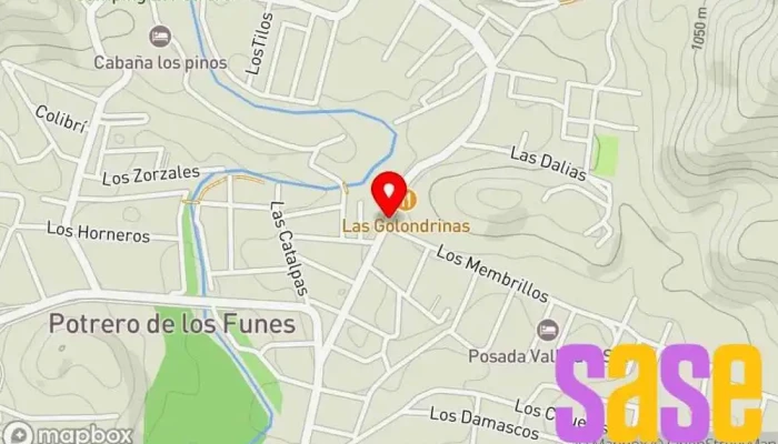 mapa de Radio Potrero Encanta 88.9 Emisora de radio en Potrero de los Funes