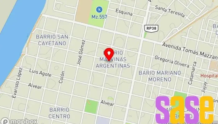 mapa de Radio Power Fm 105.7 Emisora de radio en Goya
