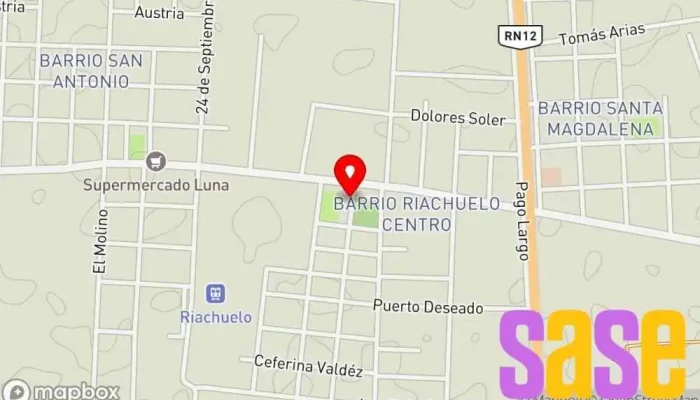 mapa de Radio Riachuelo FM 89.1 Emisora de radio en W3416 Riachuelo