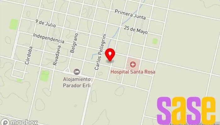 mapa de Radio Santa Rosa Emisora de radio en Sauce