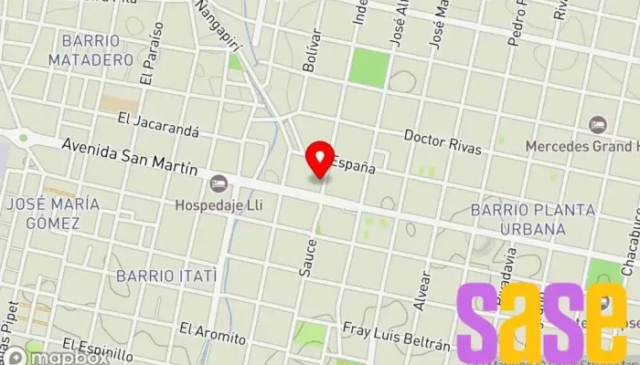 mapa de Radio Taky FM 88.5 Emisora de radio en W3470 Mercedes