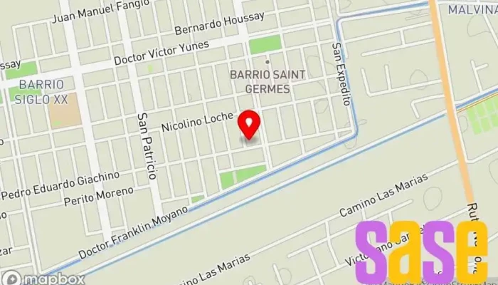 mapa de Radio Taxi Saint Germain Servicio de taxis en Santiago del Estero