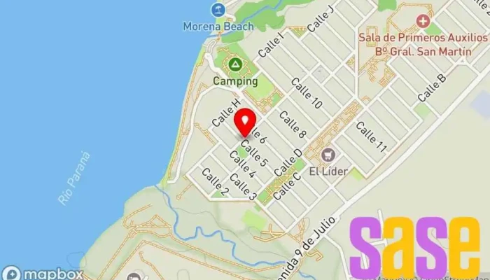 mapa de Radio Tiempo Suplementario Emisora de radio en C. F &