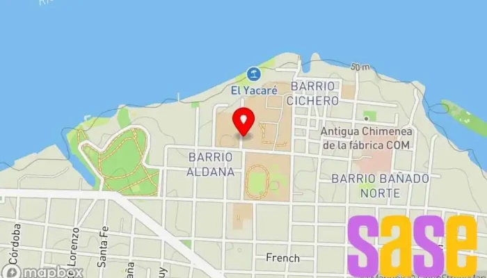 mapa de Radio UNNE 99.7 Mhz Emisora de radio en Corrientes