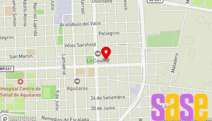 mapa de Radio Virgen Del Carmen Emisora de radio en Aguilares