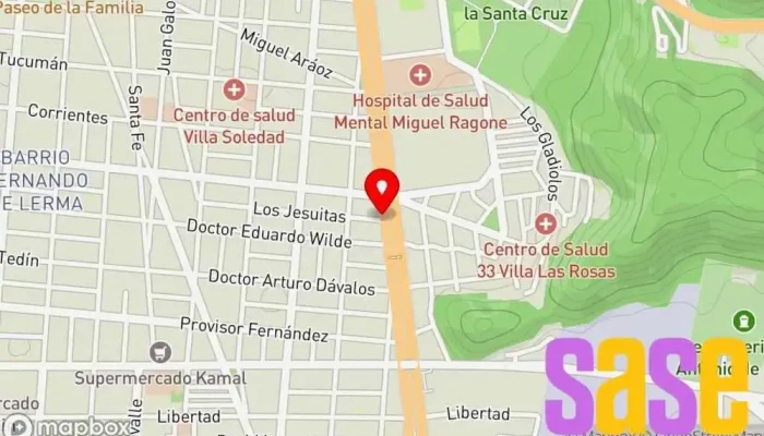 mapa de Recicladora Ahmad Salta Centro de reciclaje en Salta