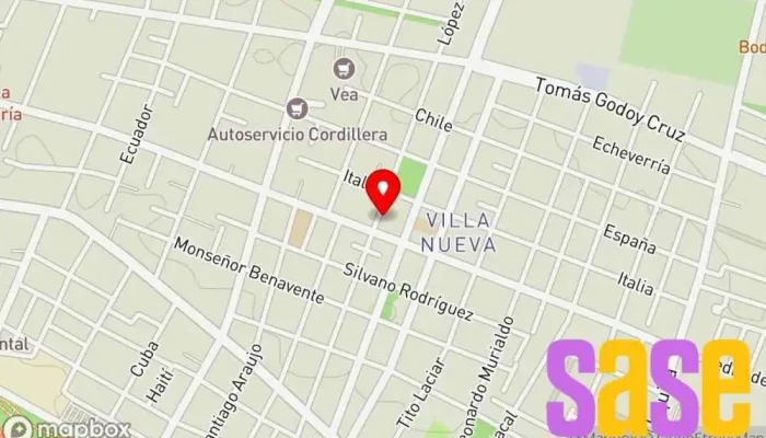 mapa de Reciclarg Recycling Technology S.A Centro de reciclaje en Guaymallén