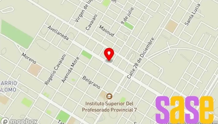 mapa de Red Point FM 99.7 Emisora de radio en Quimili