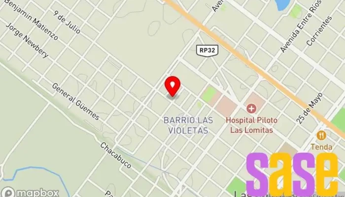 mapa de Refrigeración Las Lomitas Tienda de electrónica en Las Lomitas