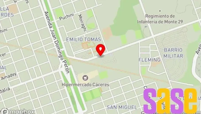 mapa de REFSA - Casa Central Compañía eléctrica, Electricista en Formosa