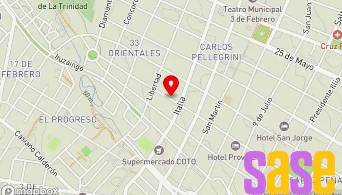 mapa de Reparación De Hornos Eléctricos y De Panadería. Electricidad. Contratista mecánico en Paraná