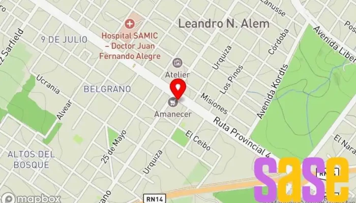 mapa de Repuestos Alem Tienda de repuestos para automóviles, Tienda de repuestos para coches de carreras, Tienda de repuestos de automóviles usados en Leandro N. Alem