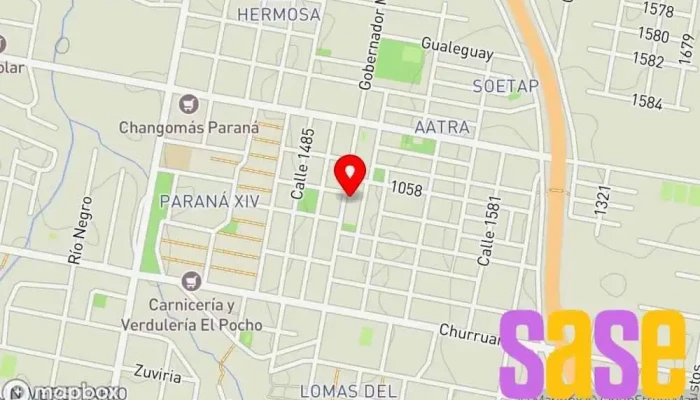 mapa de RG Materiales Electricos E Iluminacion Comercio en Paraná