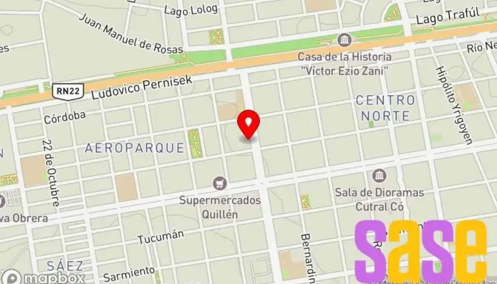 mapa de RTV autotronica Comercio en Cutral Co