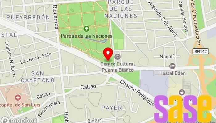 mapa de San Luis + Canal Oficial de San Luis Cadena de televisión, Proveedor de servicios de telecomunicaciones en San Luis