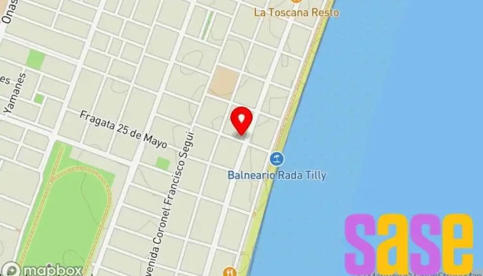 mapa de SCPL Compañía eléctrica en Rada Tilly