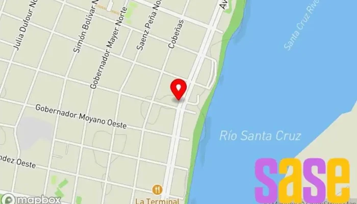 mapa de Secretaría de Seguridad Municipal Oficinas de empresa en Cmte. Luis Piedrabuena