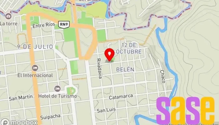 mapa de Señor de las Baterías / Energía Solar Tienda de baterías para automóvil en La Quiaca