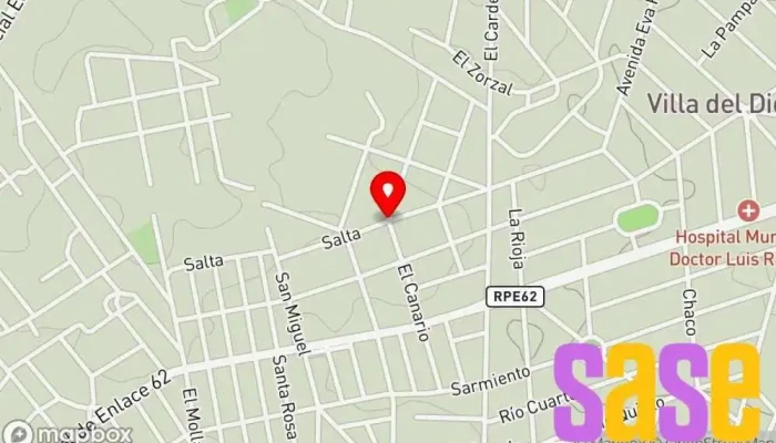mapa de Servicios del Valle Electricista en Villa del Dique