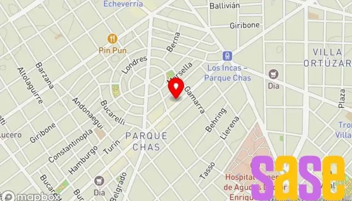 mapa de Servicios Eléctricos Los Incas Tienda de repuestos para automóviles en Cdad. Autónoma de Buenos Aires