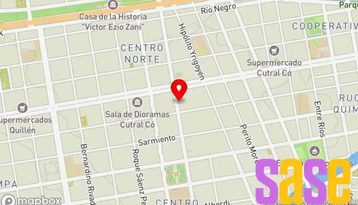 mapa de Servitronic Comercio en Cutral Co