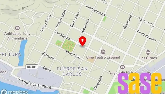mapa de Sexto Cell Tienda de accesorios para móviles, Tienda de móviles en Puerto Deseado
