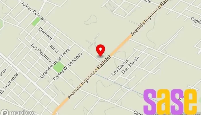 mapa de Sierra Electricidad e Iluminación - Casa Central Tienda de materiales para la construcción en San Rafael