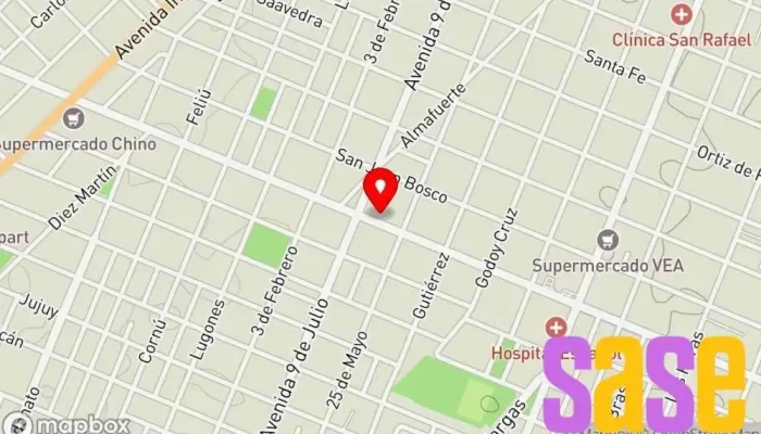 mapa de Sierra Electricidad e Iluminación - Todo Obra Tienda de iluminación en San Rafael