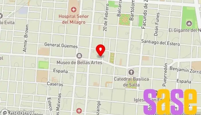 mapa de Silcell Electrónica Salta Taller de reparaciones eléctricas en Salta