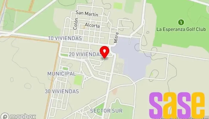 mapa de Sindicato del Azucar Oficinas de empresa en Ingenio La Esperanza