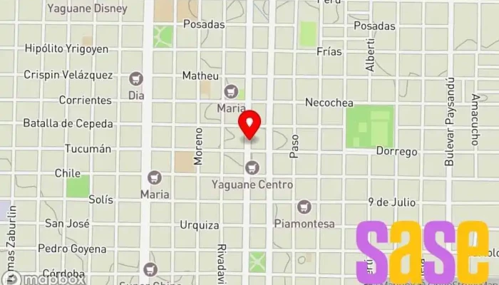 mapa de Sistelec Tienda de artículos para el hogar, Tienda de electricidad en Villaguay