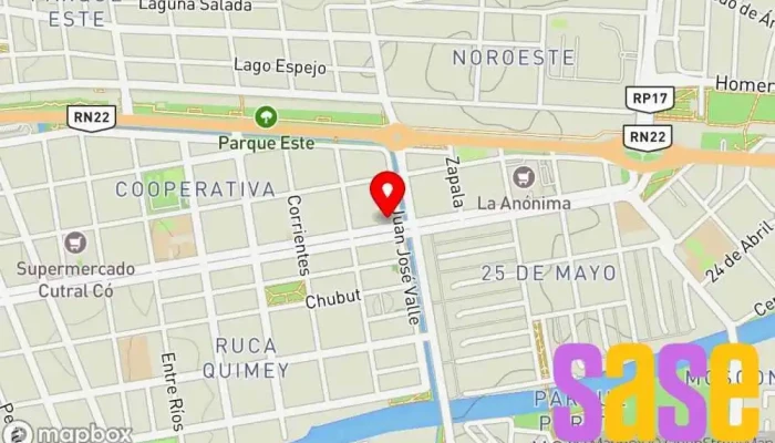 mapa de Stop Electricidad Tienda de iluminación en Cutral Co