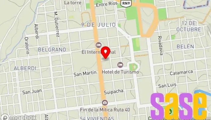mapa de Taller Electronica Tienda de electrónica en La Quiaca