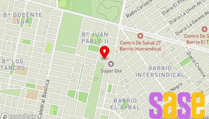 mapa de Taller Tomas Electrónica del automotor Taller de automóviles en Salta