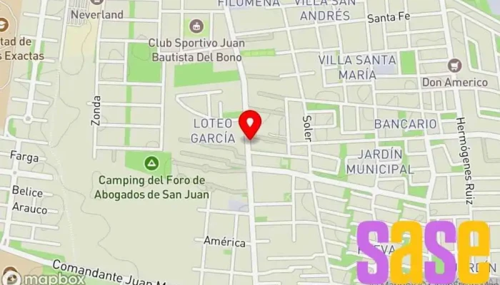 mapa de Taxi cuyo Servicio de transporte en Rivadavia