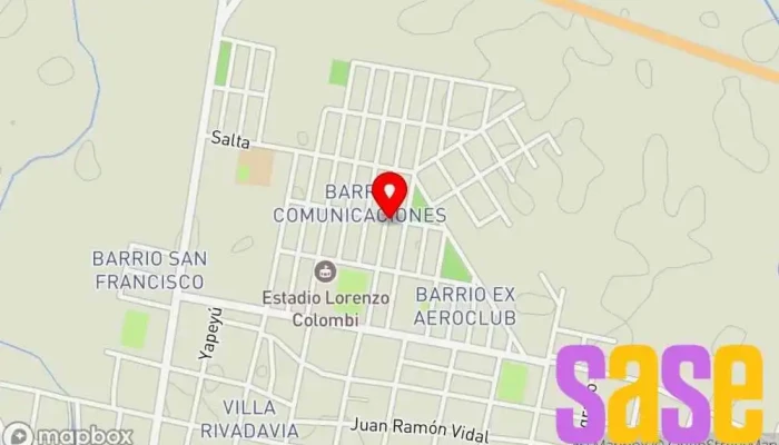 mapa de Team Radio 99.9 Play FM Emisora de radio en Corrientes