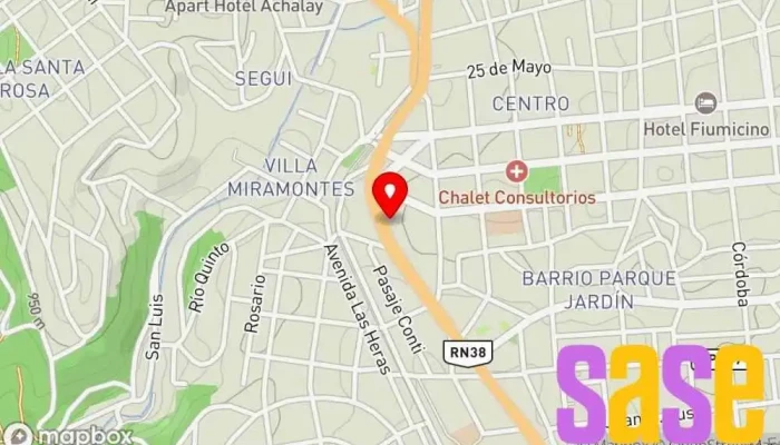 mapa de Tec Informatica Tienda de informática en La Falda
