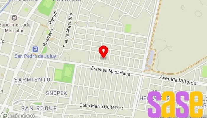 mapa de Técnico en Televisores - equipos de música - electrodomésticos Tienda de electrónica en San Pedro de Jujuy