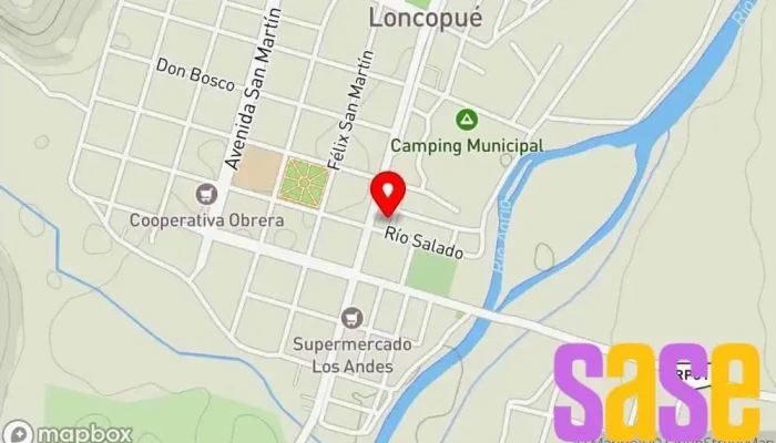 mapa de Tecno Lonco Tienda de informática en Loncopué