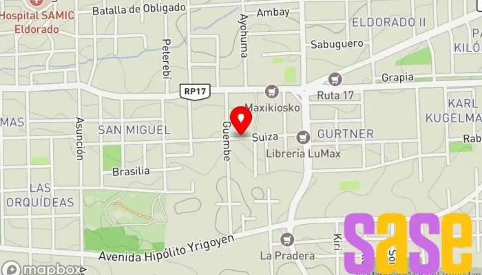 mapa de Tecnofrost Refrigeración  en Eldorado