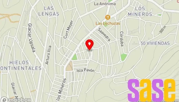 mapa de TecnoSur Taller de reparación de automóviles en Río Turbio